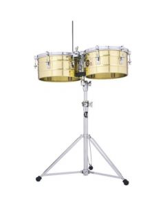 LP Latin Percussion Tito Puente Timbales 13" & 14" - Brass