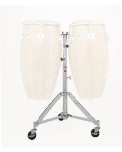 LP Percussion LP290B Collapsible Double Conga Stand 