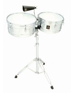 LP Latin Percussion Aspire 13" & 14" Chrome Finish Timbales