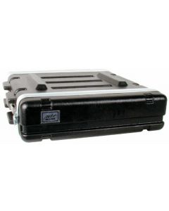 MBT 2-Space 2U Lightweight ABS Molded Plastic Rack Mount Road Tour Case