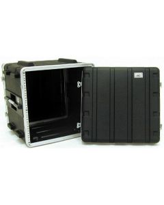 MBT 10-Space 10U Lightweight ABS Molded Plastic Rack Mount Road Tour Case