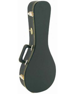 MBT Wood Hardshell Mandolin Case - Black Tolex Finish - MBTMANWBK