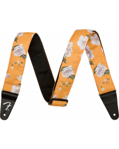 Genuine Fender 2" Floral Guitar Strap, Marigold, 099-0638-029