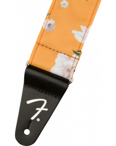 Genuine Fender 2" Floral Guitar Strap, Marigold, 099-0638-029