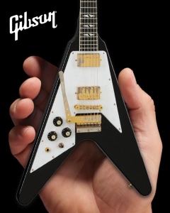 AXE HEAVEN Jimi Hendrix Gibson 1969 Flying V Left-Handed Miniature Guitar Gift