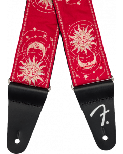 Genuine Fender American Vintage II Sun Guitar Strap, Dakota Red