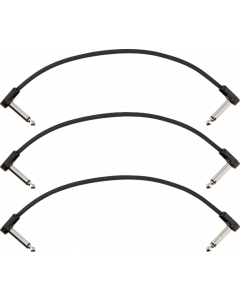 Fender Blockchain 8" Pedal Cables, 3-pack, Angle/Angle