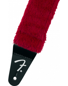 Genuine Fender Poodle Plush Guitar Strap - RED