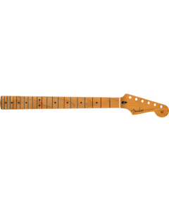 Fender Satin Roasted Maple Strat/Stratocaster Neck, 22 Jumbo, 12", Flat Oval