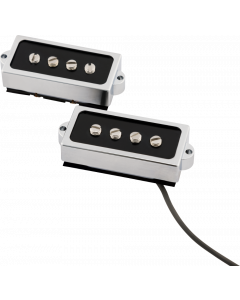 Genuine Fender American Cobalt Chrome Precision Bass Pickup Set, 099-2375-000