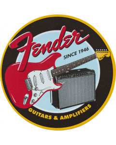 Genuine Fender 1946 Guitars & Amps Coaster Set Gift, 4-Pack