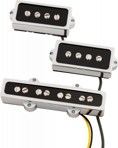 Genuine Fender American Cobalt Chrome P/J Bass Pickup Set, 099-2377-000