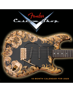 Genuine Fender Guitars 2025 Custom Shop Calendar Gift