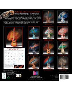 Genuine Fender Guitars 2025 Custom Shop Calendar Gift