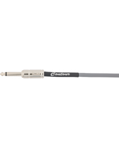 Fender Contour Series Guitar/Instrument Cable, Straight, 10' ft, Inca Silver