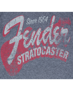 Genuine Fender Guitars Since 1954 Strat T-Shirt, Blue Smoke, S, SMALL