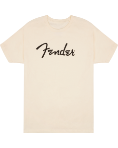 Fender Spaghetti Logo Guitar T-Shirt, Olympic White, XL, EXTRA LARGE