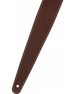 Genuine Fender 2'' Essentials Leather Guitar Strap, Brown 099-0642-121