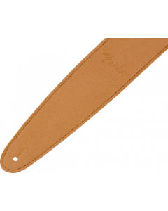 Genuine Fender Limited Edition Leather Guitar Strap, 2.5" Wide - LAUREL TAN