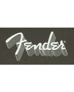 Genuine Fender Reflective Ink Logo T-Shirt, Charcoal, Small