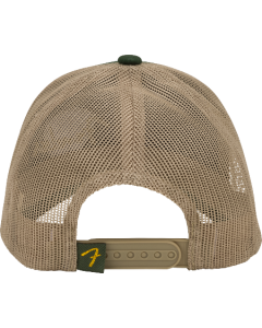 Genuine Fender Guitars Globe Pick Patch Hat, Green/Khaki, One Size