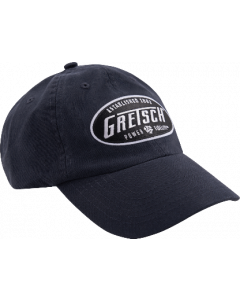 Genuine Gretsch Guitars Logo Patch Hat, One Size Fits Most, Black