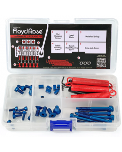 Genuine Floyd Rose Hardware Upgrade Kit - Stainless Steel, Blue