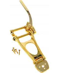 Genuine Bigsby B12 Vibrato Tailpiece with Tremolo Bar, Gold