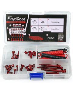 Genuine Floyd Rose Hardware Upgrade Kit - Stainless Steel, Red