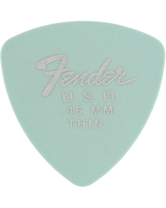  Fender Dura-Tone 346 Shape Guitar Picks, .46, Daphne Blue, 12-Pack