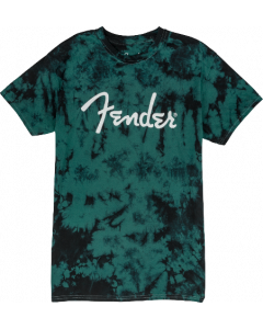 Genuine Fender Guitars Tie-Dye Logo Tee T-Shirt, Blue, XXL, 2XL