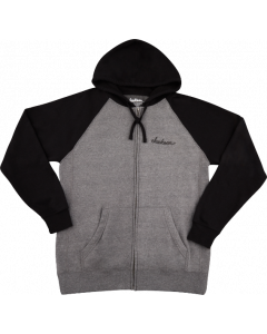 Jackson Guitars Zip-Up Hoodie Sweatshirt,, Black and Gray, S, Small