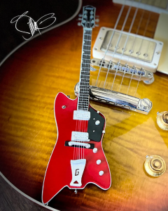 AXE HEAVEN Billy F Gibbons Signature Billy Bo Gretsch Miniature Guitar Gift