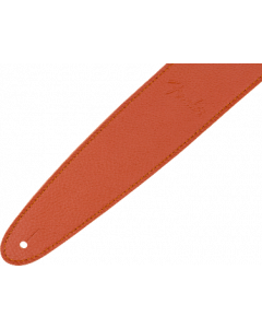 Genuine Fender Limited Edition Leather Guitar Strap, Tangerine, 099-0649-017