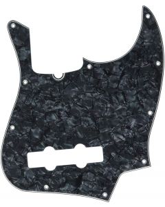 Genuine Fender Standard Jazz/J-Bass Pickguard, 10-Hole, 4-Ply - BLACK PEARL