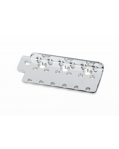 Genuine Fender AVRI American Vintage Strat/Stratocaster Bridge Plate - CHROME