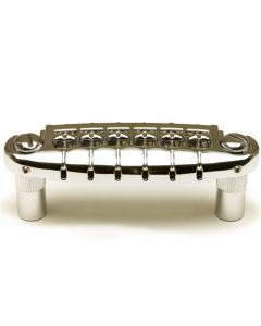 Graph Tech ResoMax NW1 Autolock Wraparound Bridge with Alloy Saddles - CHROME