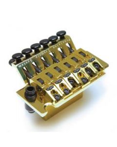 Graph Tech Ghost LB-63 Floyd Rose Tremolo Bridge w/Piezo Pickups GOLD PN-0080-G0