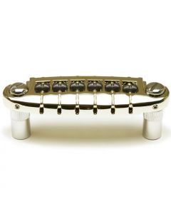 Graph Tech ResoMax NW2 Autolock Wraparound Bridge with Alloy Saddles - NICKEL