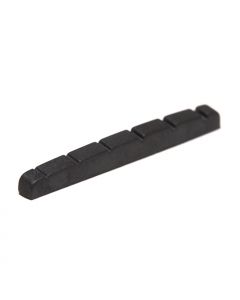 Graph Tech Black TUSQ XL 42.9mm Flat Bottom, Slotted Strat Nut, PT-5043-00