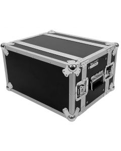 Elite Core 6-Space ATA 6U Shallow Effects Rack Road Tour Flight Case - RC6U-10