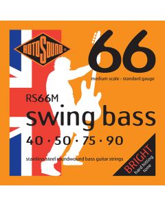 Rotosound RS66M Medium-Scale 4-String Swing Bass Strings Set, 40-90