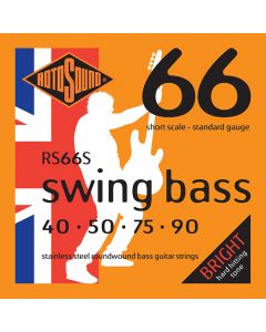 Rotosound RS66S Short-Scale 4-String Swing Bass Strings Set, 40-90