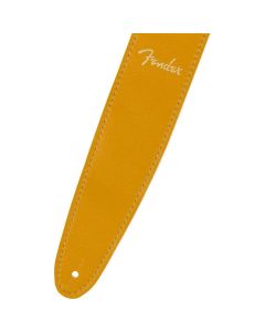 Genuine Fender Vegan Leather Guitar Strap, Butterscotch, 2.5" Wide