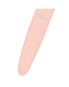 Genuine Fender Vegan Leather Guitar Strap, Shell Pink, 2.5" Wide