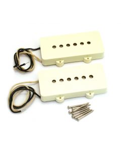 Genuine Fender Pure Vintage '65 Jazzmaster Guitar Pickups Set - AGED WHITE