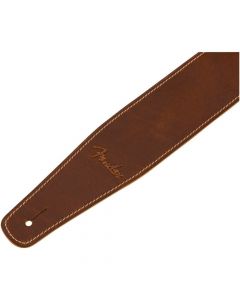 Genuine Fender 2.5" Broken-In Leather Guitar Strap - TAN - 099-0641-021