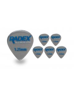 D'Andrea Radex 551 Shape 1.25mm Guitar Picks - 6 Pack