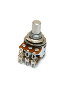 Genuine Fender 250K Pickup Pan Potentiometer, 3/8" Solid Shaft Guitar Pot