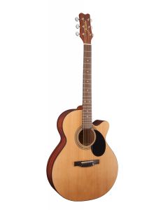 Jasmine S34C NEX Orchestra Cutaway Acoustic Guitar - Satin Natural